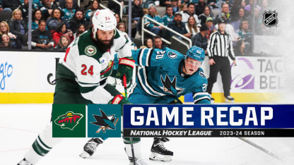 Minnesota Wild San Jose Sharks game recap April 13