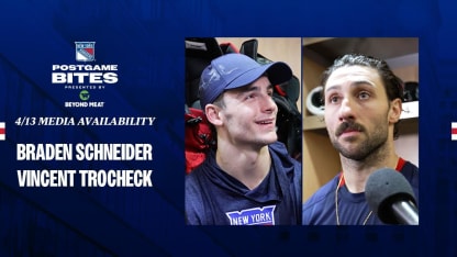 Postgame: Schneider and Trocheck