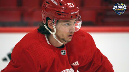 Global Series blog Detroit Red Wings Moritz Seider Nov 14