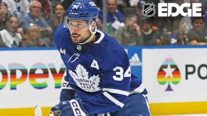 NHL EDGE Auston Matthews glaenzt mit Schusszahl und Praezision