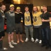 Christian McCaffrey supports Golden Knights Jack Eichel