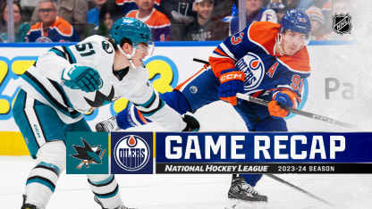 San Jose Sharks Edmonton Oilers game recap April 15