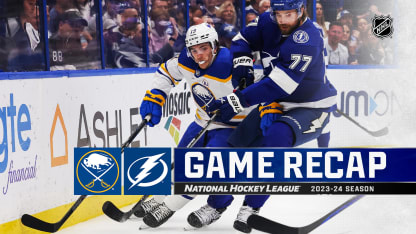 Buffalo Sabres Tampa Bay Lightning game recap April 15