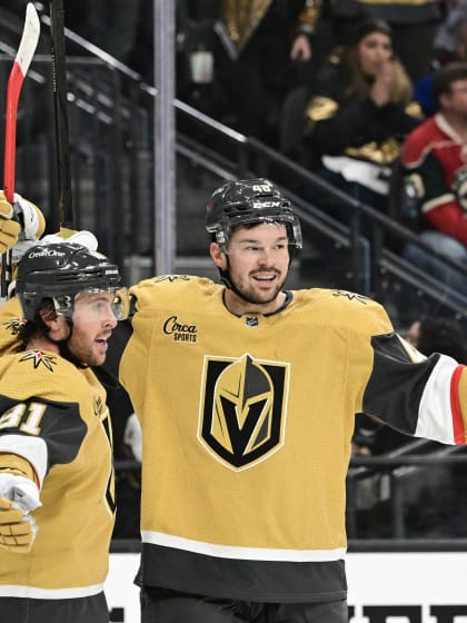 Tomáš Hertl poprvé skóroval v dresu Golden Knights