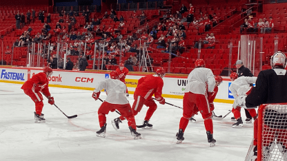 Detroit returns to work, focuses on Global Series game against Ottawa